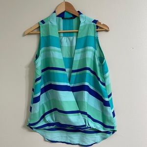 For me  Sleeveless Open front Tops Blouse Sz.M